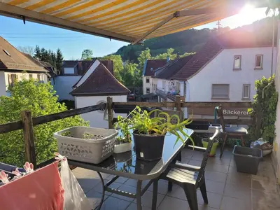 Ein Balkon oder eine Terrasse in der Unterkunft RELAX PUR in der NATUR I