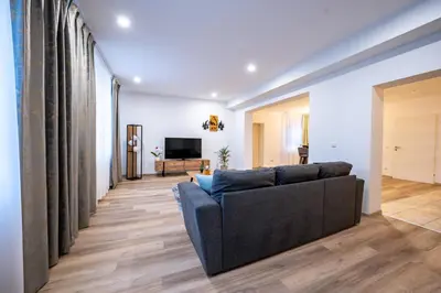 TV/Unterhaltungsangebot in der Unterkunft Central Gerolstein Panorama Apartment