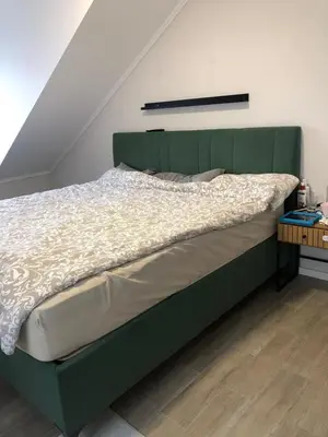 Ein Bett oder Betten in einem Zimmer der Unterkunft Ahornweg