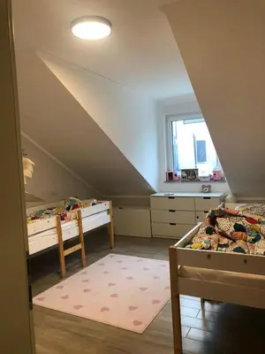 Ein Bett oder Betten in einem Zimmer der Unterkunft Ahornweg