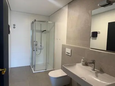 Ein Badezimmer in der Unterkunft Ferienwohnung Marita Schmitt