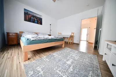 Ein Bett oder Betten in einem Zimmer der Unterkunft Koblenz City Center Apartments