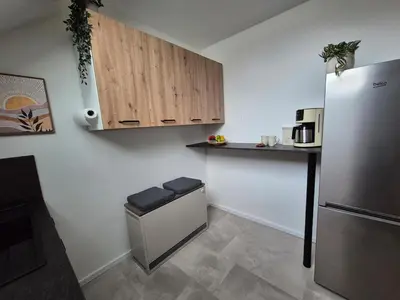 Küche/Küchenzeile in der Unterkunft Ferienwohnung Lucia in Rech