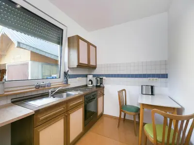 Küche/Küchenzeile in der Unterkunft Ferienwohnung in der Vulkaneifel
