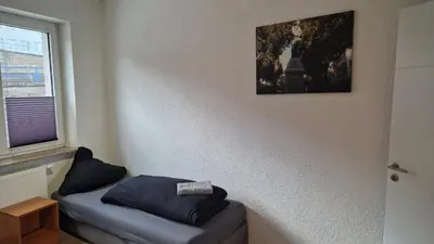 Ein Sitzbereich in der Unterkunft I Schöne Wohnung in Bingen mit phantastischem Blick auf die Nahe Fewo für Monteure-A