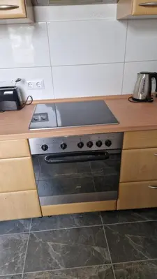 Küche/Küchenzeile in der Unterkunft II Schöne Wohnung in Bingen mit phantastischem Blick auf die Nahe, Fewo für Monteure-B