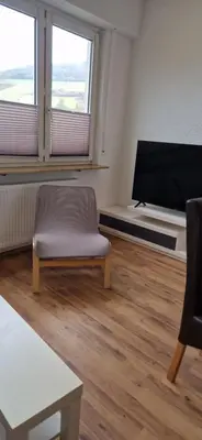 TV/Unterhaltungsangebot in der Unterkunft II Schöne Wohnung in Bingen mit phantastischem Blick auf die Nahe, Fewo für Monteure-B