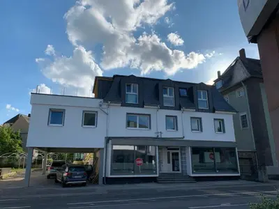 Das Gebäude in dem sich die Ferienwohnung befindet