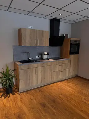 Küche/Küchenzeile in der Unterkunft Ferienwohnung im Saloon Altenahr