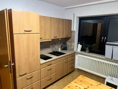 Küche/Küchenzeile in der Unterkunft Ferienwohnung 1 Zimmer und Küche in Zell-Mosel