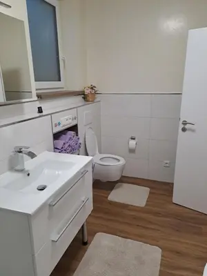 Ein Badezimmer in der Unterkunft Ferienwohnung Hahnenblick