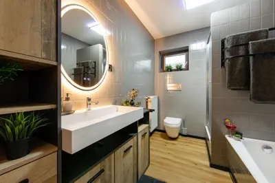 Ein Badezimmer in der Unterkunft Burgberg City Apartment