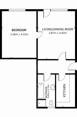 Grundriss der Unterkunft Burgberg City Apartment