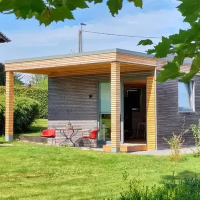 Gartenlodge im Grünen