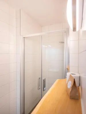 Ein Badezimmer in der Unterkunft Sunday Ferienpark Hambachtal, Oberhambach