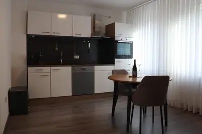 Küche/Küchenzeile in der Unterkunft Ahrpartments-Altenahr