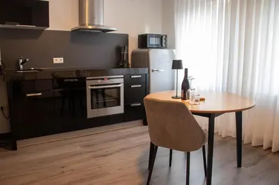 Küche/Küchenzeile in der Unterkunft Ahrpartments-Altenahr