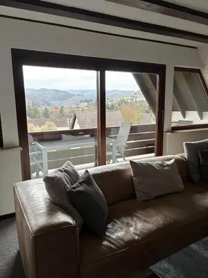 Ein Sitzbereich in der Unterkunft NringRooms RingQuartier