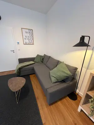 Ein Sitzbereich in der Unterkunft Ferienwohnung in Andernach - Insula Antunnacum