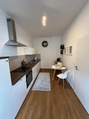 Küche/Küchenzeile in der Unterkunft Ferienwohnung in Andernach - Insula Antunnacum