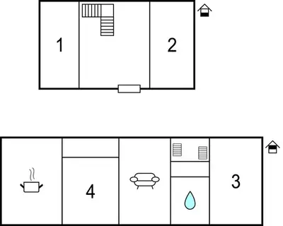 Grundriss der Unterkunft Nice Apartment In Pelm With Wifi