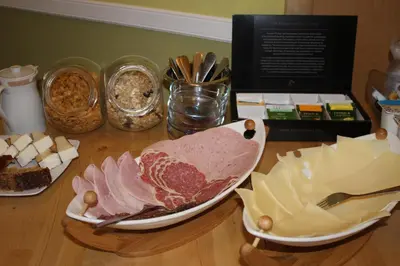 Essen in der Ferienwohnung oder in der Nähe