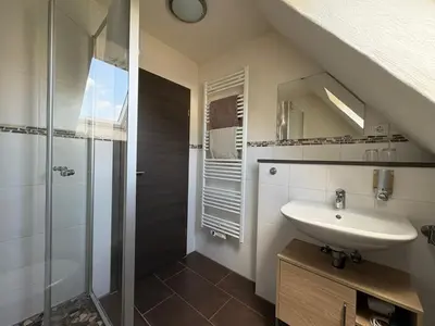 Ein Badezimmer in der Unterkunft Gästehaus Eifelzauber