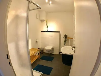 Ein Badezimmer in der Unterkunft Auszeit-Eifel Appartements