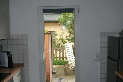 Ein Garten an der Unterkunft Ferienwohnung Jatta