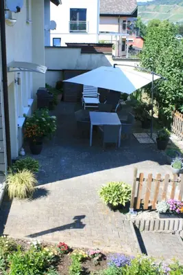 Ein Garten an der Unterkunft Ferienwohnung Jatta
