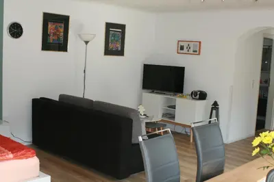 TV/Unterhaltungsangebot in der Unterkunft Ferienwohnung Jatta
