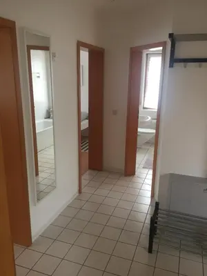 Ein Badezimmer in der Unterkunft Monteure Apartment Roxheim