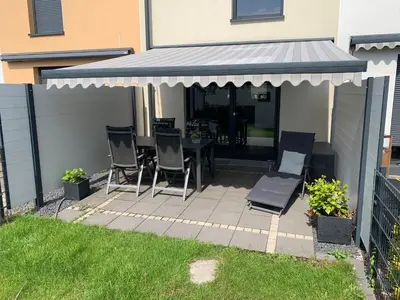 Ein Patio oder anderer Außenbereich in der Unterkunft Ferienhaus Alte Kaserne