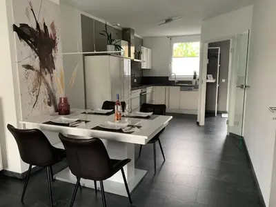 Küche/Küchenzeile in der Unterkunft Ferienhaus Alte Kaserne