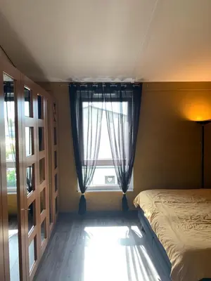 Ein Bett oder Betten in einem Zimmer der Unterkunft Ferienhaus Alte Kaserne