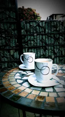 Kaffee-/Teezubehör in der Unterkunft Schendels Suite