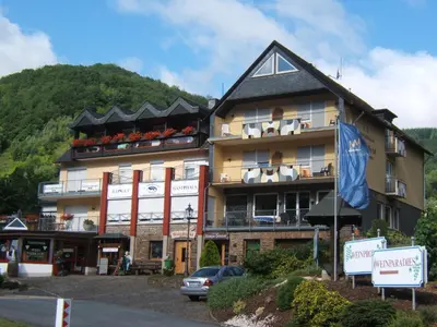 Ein allgemeiner Bergblick oder ein Berglick von der Ferienwohnung aus