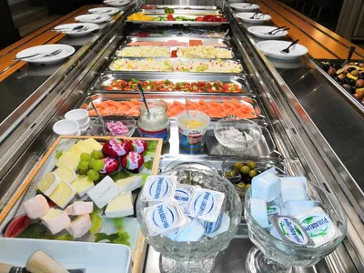 Essen im Hotel oder in der Nähe
