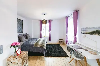 Ein Sitzbereich in der Unterkunft DesignLodge Apartments