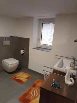 Ein Badezimmer in der Unterkunft Ferienwohnung In der Kehr