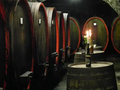 Getränke in der Unterkunft Weingut Stassen