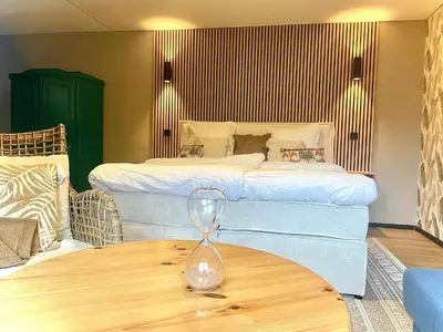Ein Bett oder Betten in einem Zimmer der Unterkunft Fata Morgana