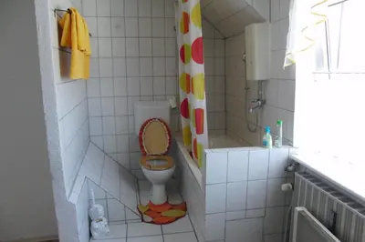 Ein Badezimmer in der Unterkunft Ferienwohnung Volskyy
