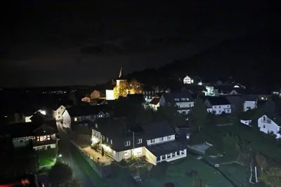 Ein allgemeiner Blick auf Aremberg oder ein Stadtblick von der Pension aus