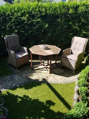 Ein Garten an der Unterkunft Ferienwohnung Eigner