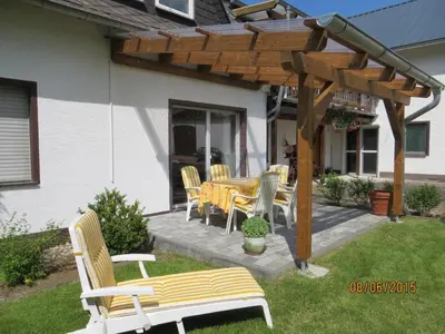 Das Gebäude in dem sich die Ferienwohnung befindet
