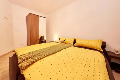 Ein Bett oder Betten in einem Zimmer der Unterkunft Alte Brauerei Wohnung 4