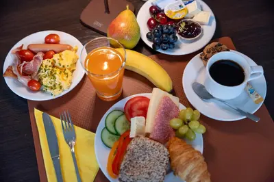 Essen im Hotel oder in der Nähe