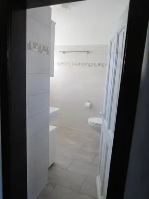 Ein Badezimmer in der Unterkunft Historisches Fachwerkhaus