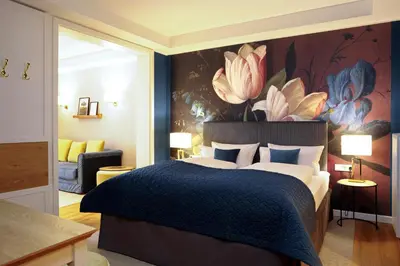 Ein Bett oder Betten in einem Zimmer der Unterkunft MICHELS Wellness- & Wohlfühlhotel